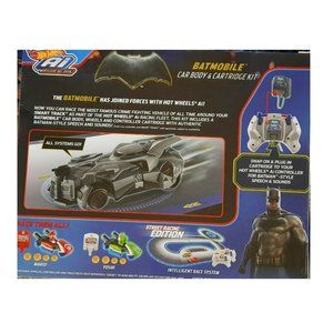 Batmobile Hot Wheels Ai Intelligent Race System Car Body and Cartridge Kit New